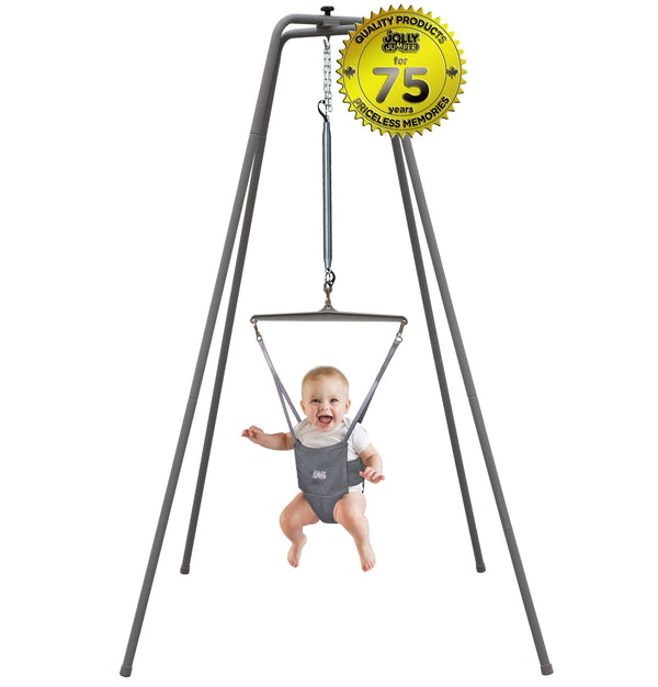 Standing Baby Exerciser with Super Stand, Grey, Ages 3m+ B4972