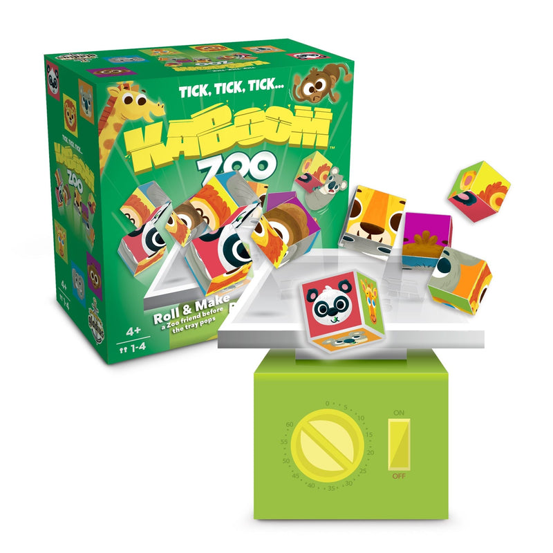Kaboom Zoo Dice Rolling Game, Ages 4+ A6814