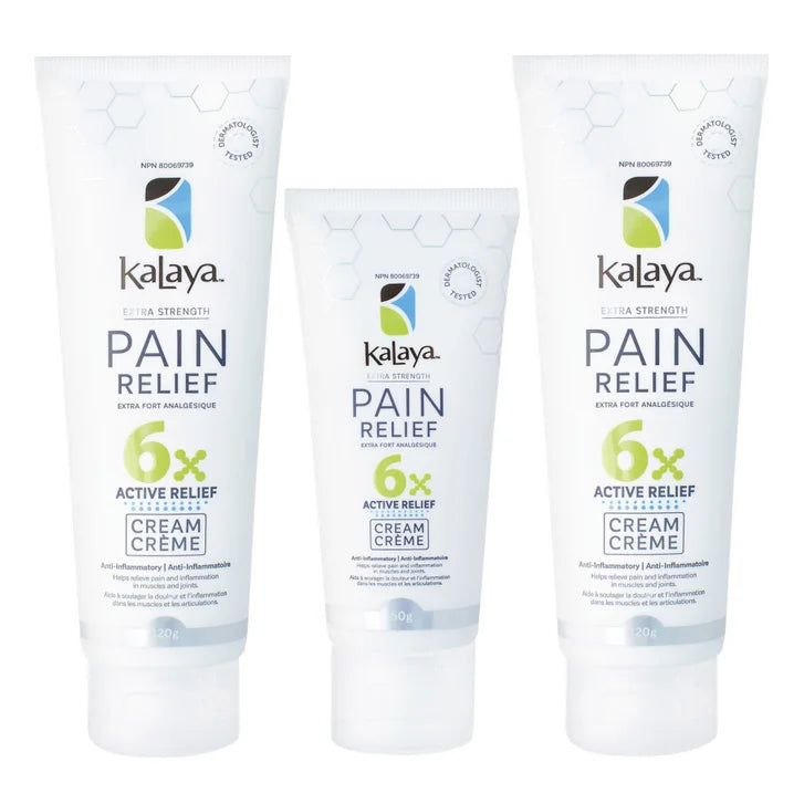 KaLaya 6x Extra Strength Pain Relief Cream, 2 x 120 g + 50 g G1370