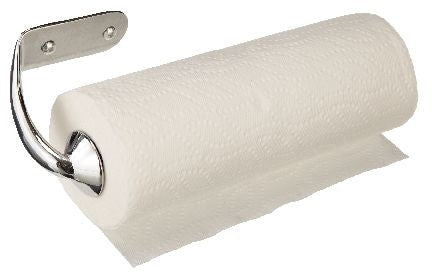Stainless Steel Under Cabinet/Wall Mount Paper Towel Holder with Extension Arm & Mounting Hardware B4429