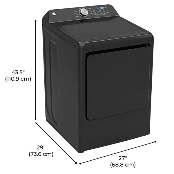 7.5 cu. ft. Electric Dryer with Intelligent Drying Technology E0989