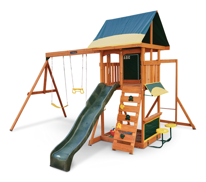 Brightside Outdoor Cedar Wooden Swing/Play Set, Ages 3-10 Z3738