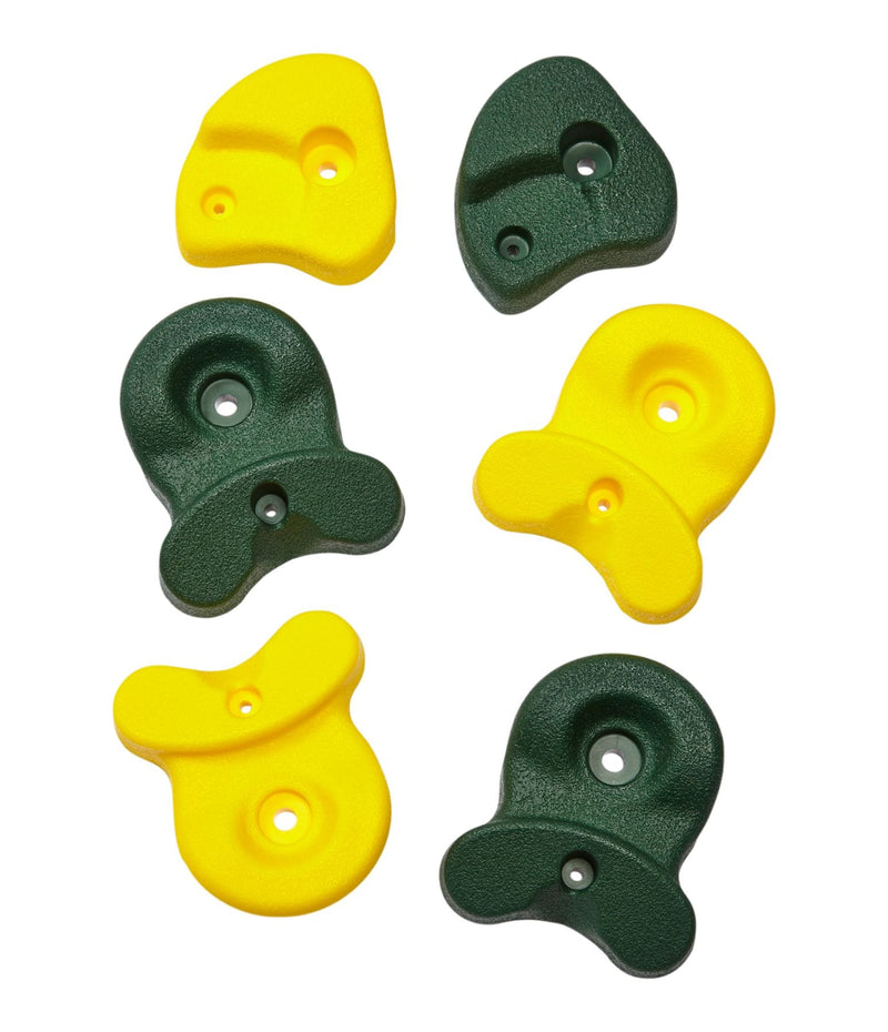 Outdoor Swingset Accessory Climbing Holds/Grips/Rocks, 6-pk, Ages 3-10 E4408