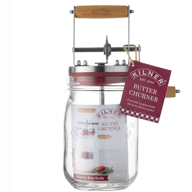 Manual Butter Churner, Clear, 800-ml J1607