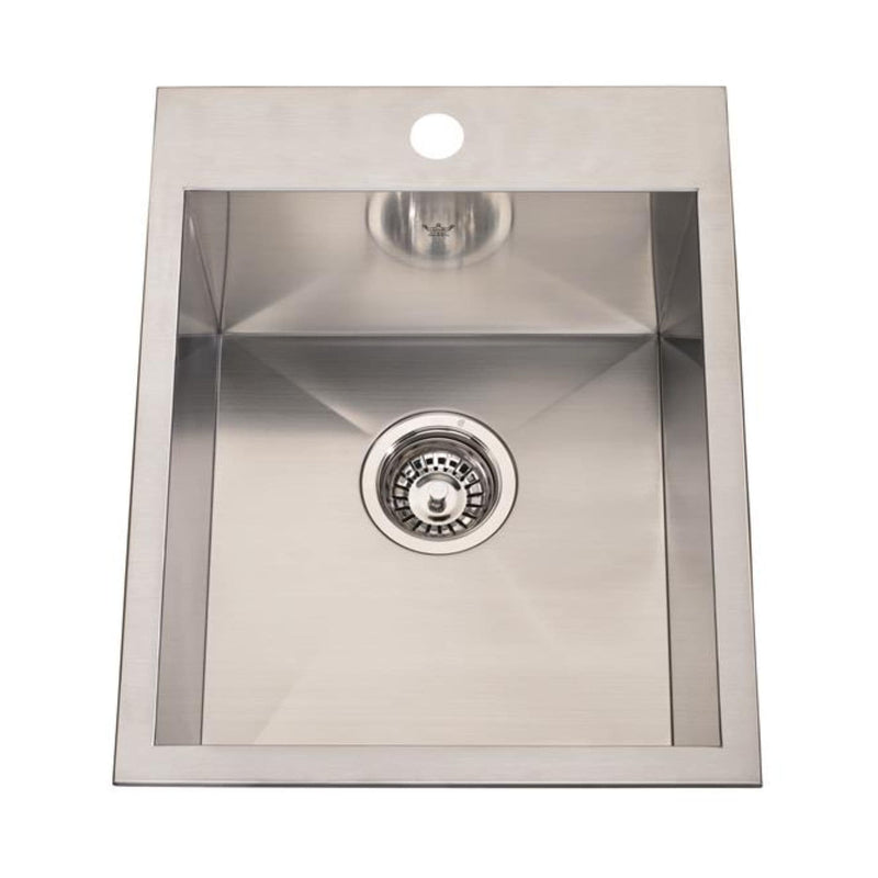 1-Hole/1-Bowl Dual Mount Stainless Steel Sink Q3110