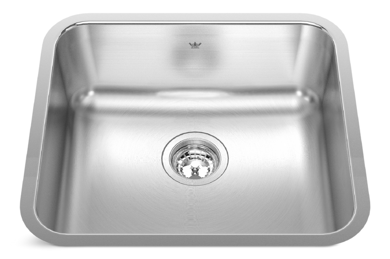 Undermount Single Bowl Kitchen Sink, 19.75-in x 17.75-in x 8-in, Stainless Steel T7933