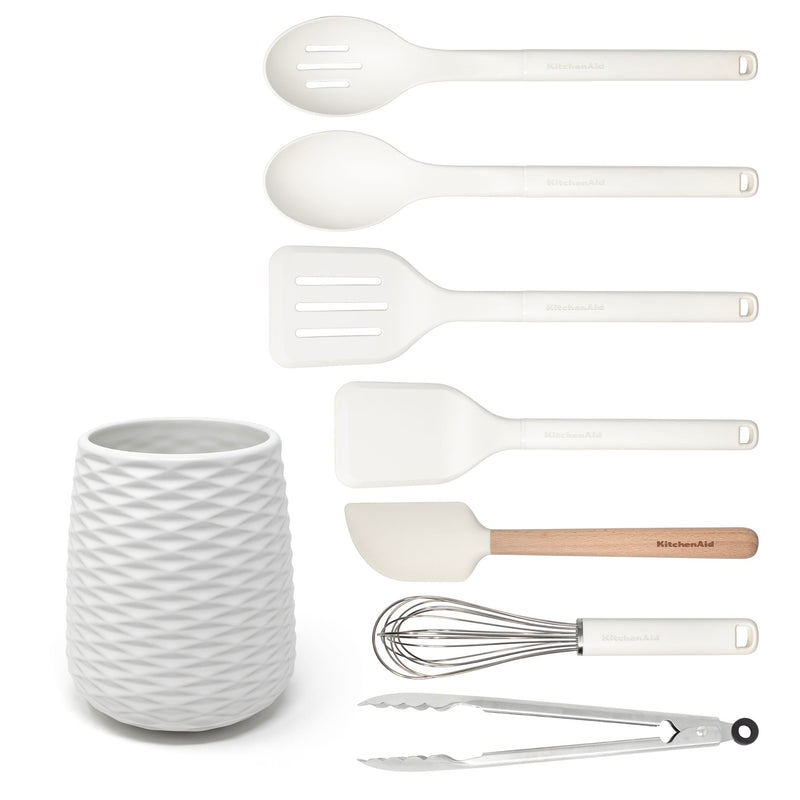 CLASSIC 8PC SET WITH CROCK, PROCELAIN C9216