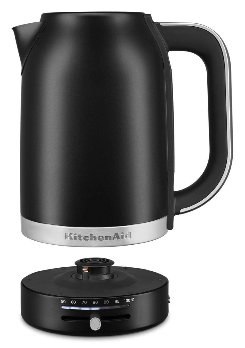 Electric Kettle with Swivel Base, Matte Black, 1.7-L E4451