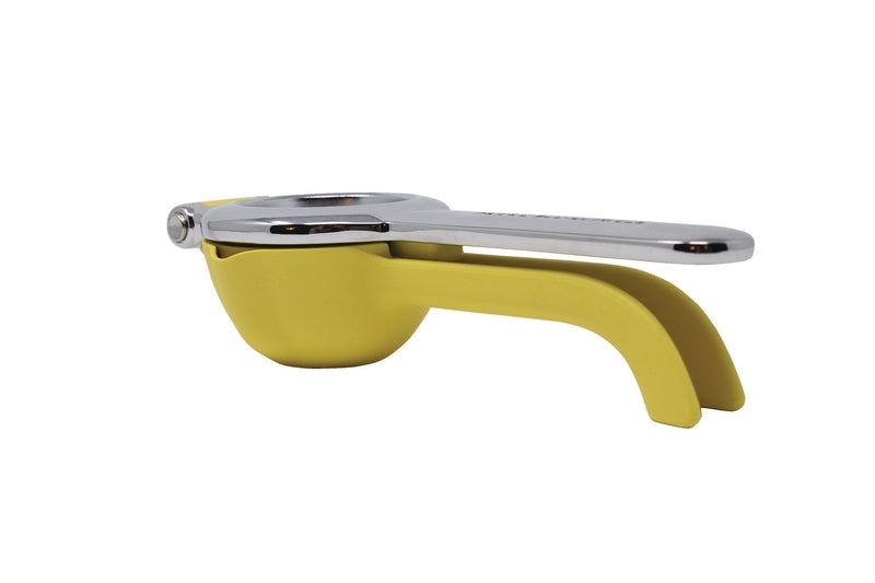 No Stress No Mess Aluminum Citrus Press, Yellow D7693