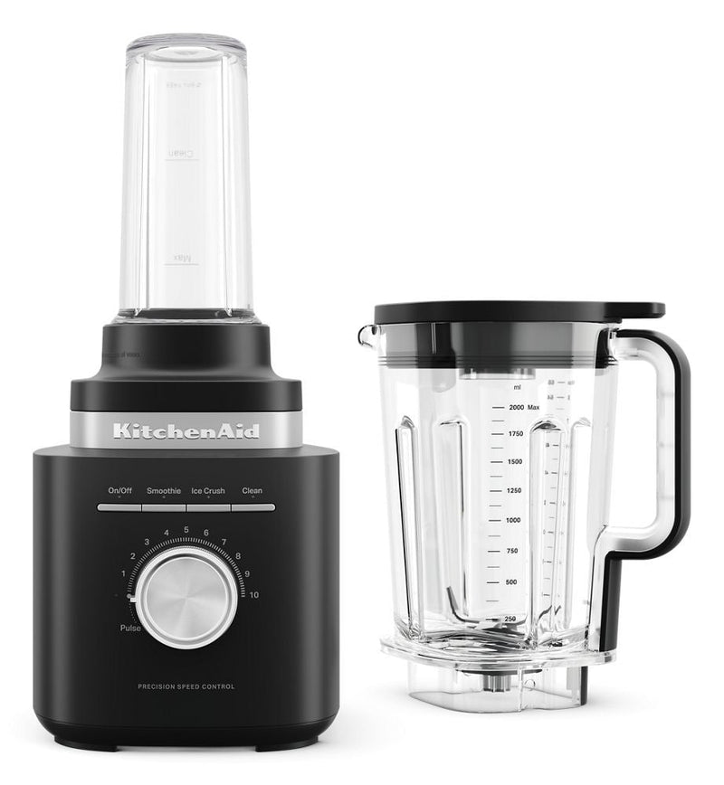 Single Blender with Jar, Precision Control, Black W3967