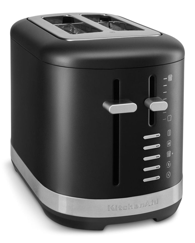Toaster with Extra-Wide Slots, Matte Black V5086
