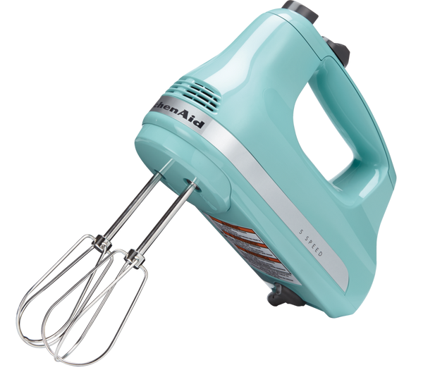 Ultra Power 5-Speeds Hand Mixer with Turbo Beater Aqua Sky E4393