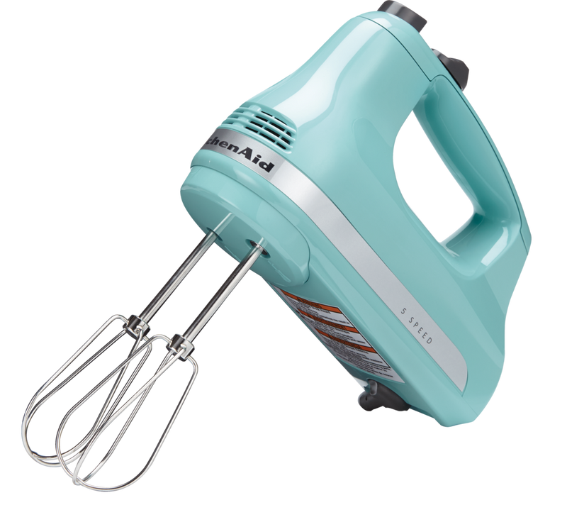 Ultra Power 5-Speeds Hand Mixer with Turbo Beater Aqua Sky E4393