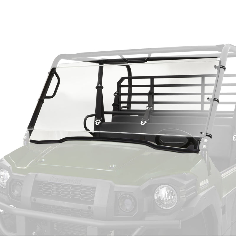 Uncoated Full Fixed Windshield, Mule PRO FXT J4892