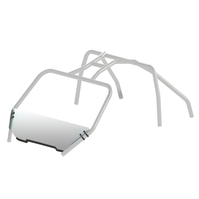 Uncoated Half Fixed Windshield, Wildcat T0033