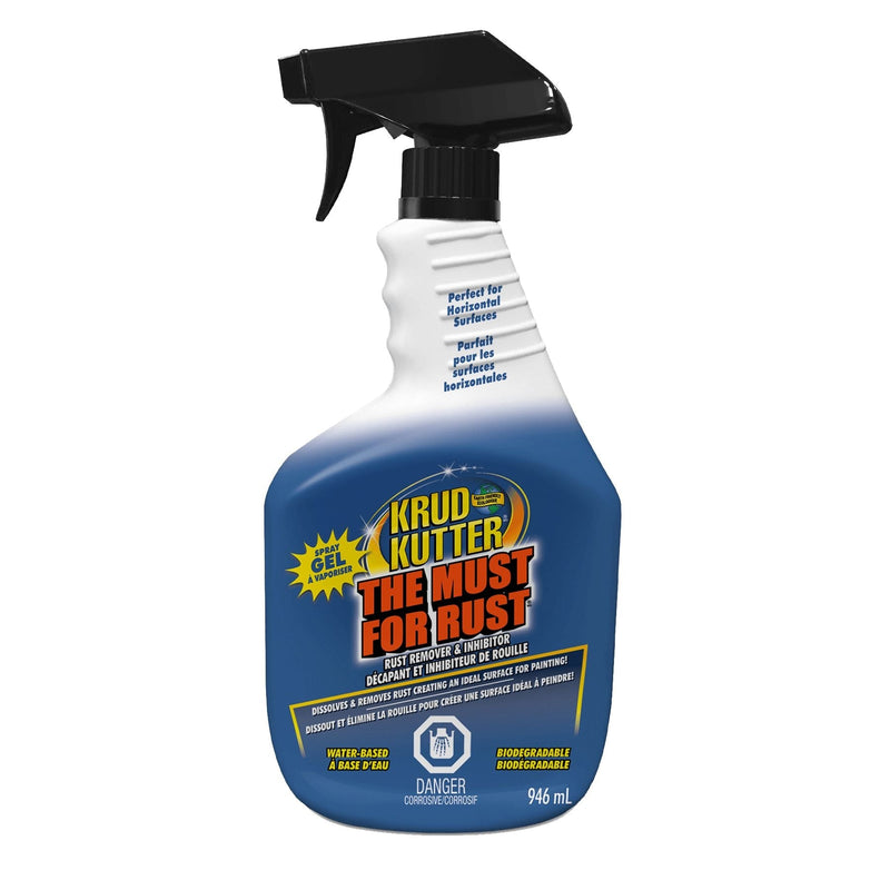 Rust Remover Spray & Inhibitor, Water-Based, Biodegradable, 946-mL B3327