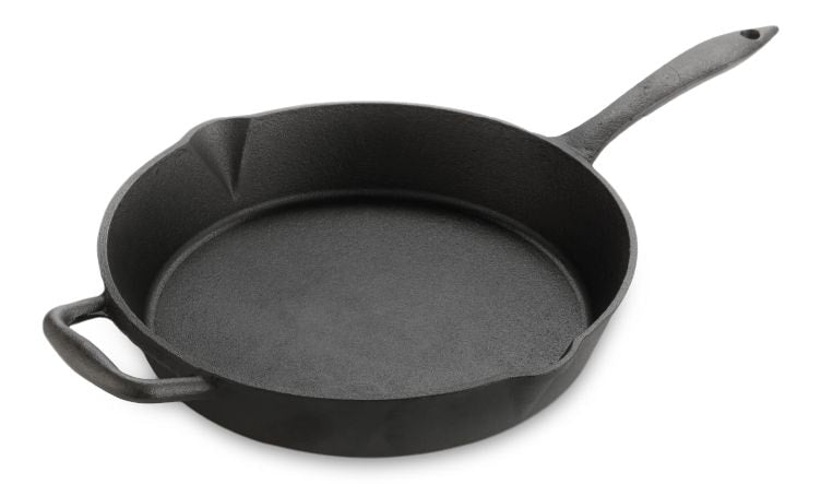 Pre-Seasoned Cast Iron Skillet, Oven & Broiler Safe, Black, 10-in U1732