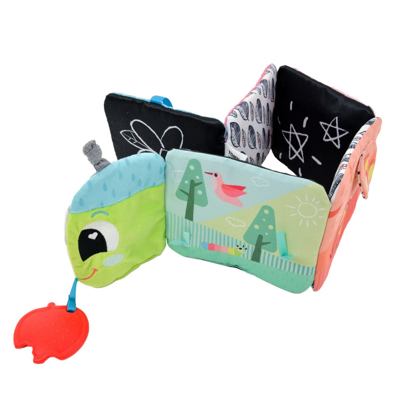 Colourful Journey Caterpillar Soft Sensory Toy Book, Bilingual, Ages 6m+ K0716