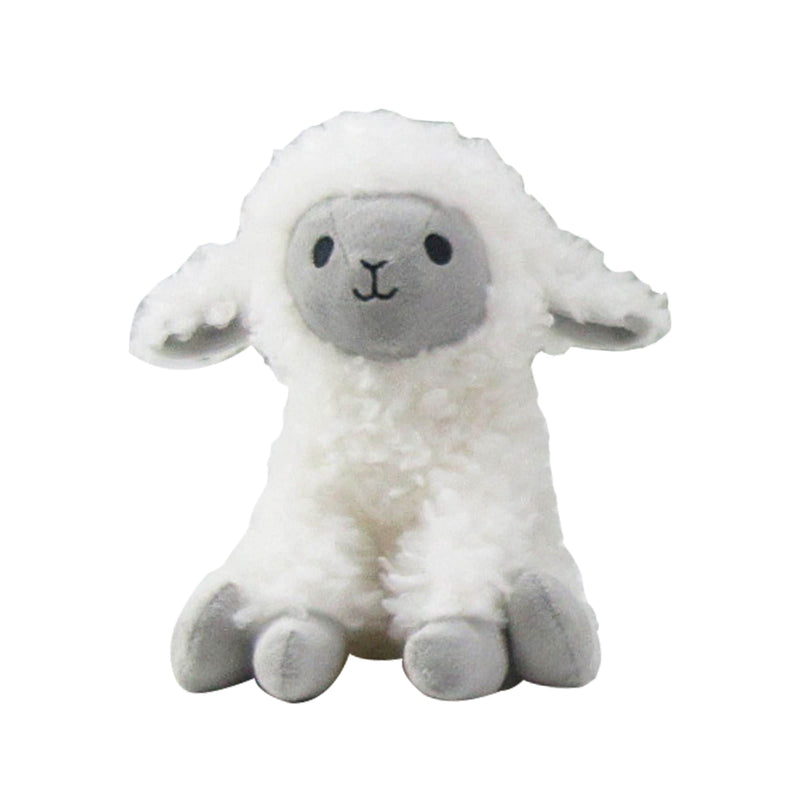 Lamb Plush Toy, White, 7-in, Ages 3+, for Eid/Spring R0622