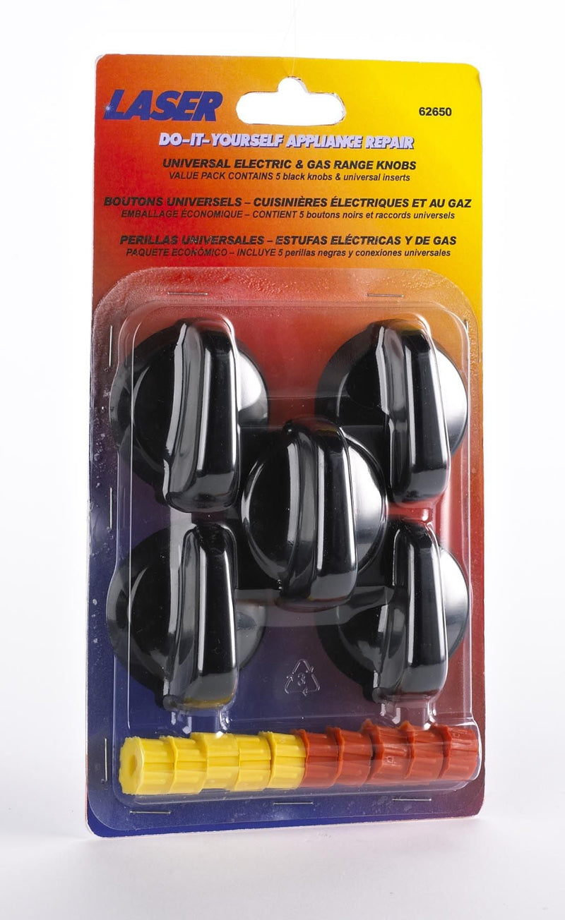62650/2 Universal Electric/Gas Stove Replacement Dial Kit, Assorted L6896