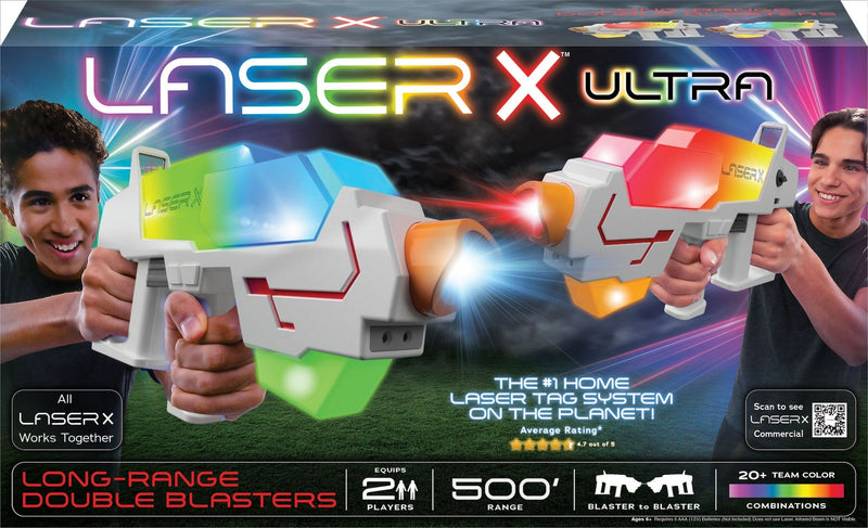 X Ultra Long-Range Double Blasters Set, 2 Players L2694