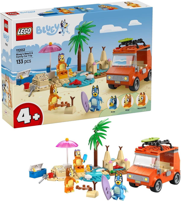 's Beach & Family Car Trip - 11202, 133-pcs, Ages 4+ J622