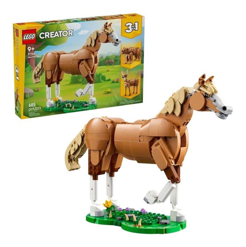 Creator 3-in-1 Beautiful Horse - 31166, 685-pcs, Ages 9+ G2747