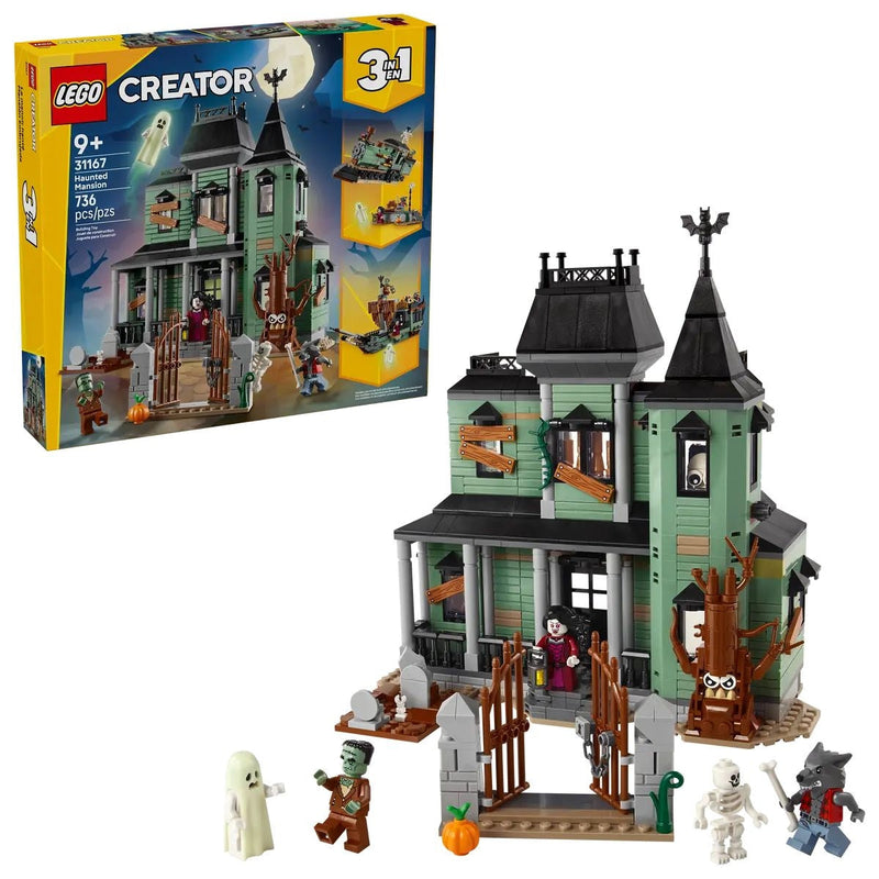 Creator 3-in-1 Haunted Mansion - 31167, 736-pcs, Ages 9+ B2320