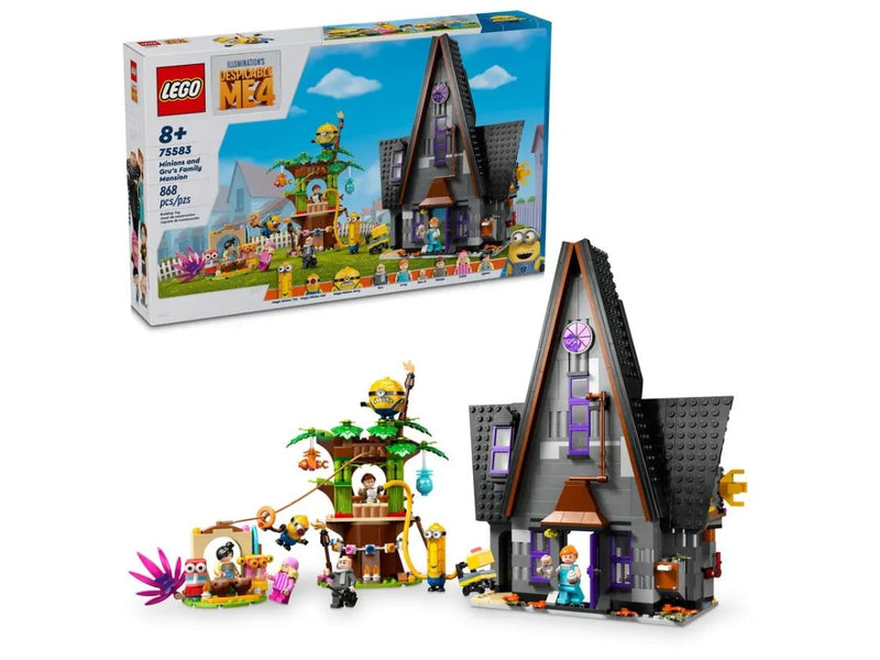 Despicable Me 4 Minions and Gru's Family Mansion - 75583, 868-pcs, Ages 8+ Y6850