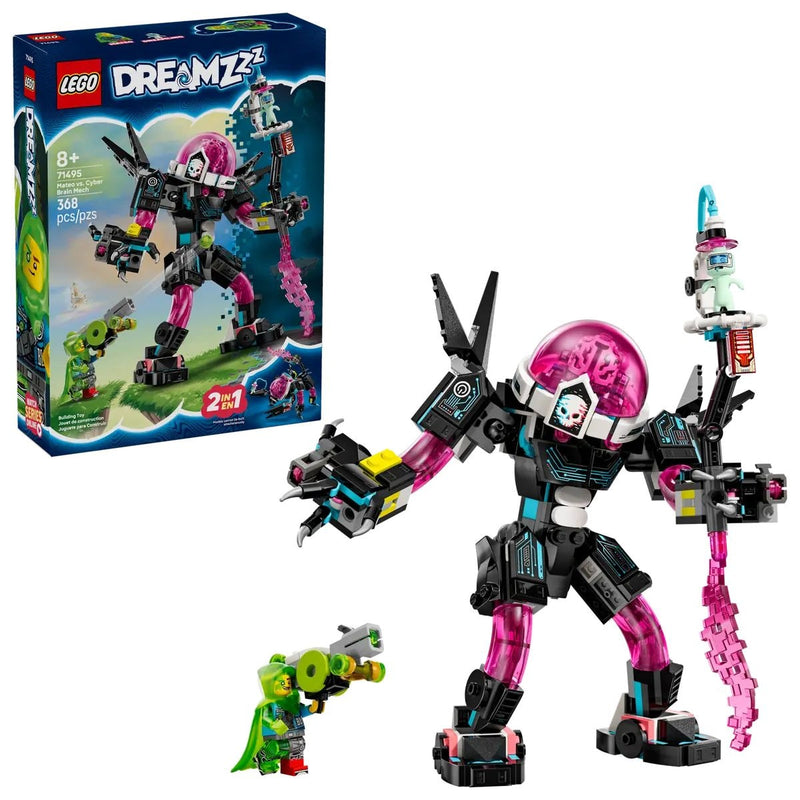 Mateo vs. Cyber Brain Mech Robot - 71495, 368-pcs, Ages 8+ S8137
