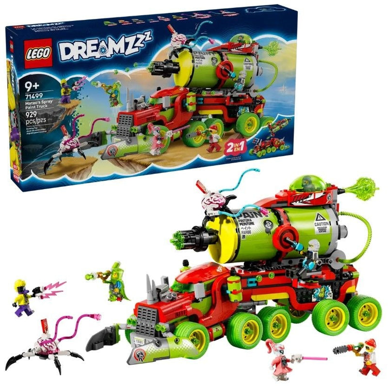 Mateo's Spray Paint Truck - 71499, 929-pcs, Ages 9+ N7673