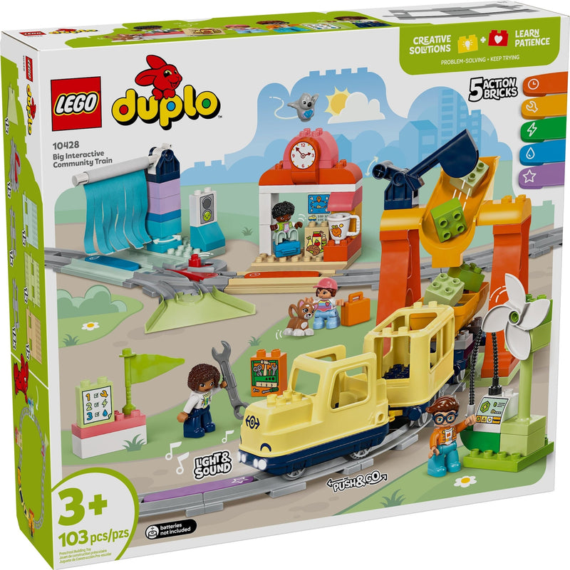 Big Interactive Community Train - 10428, 103-pcs, Ages 3+ H8070