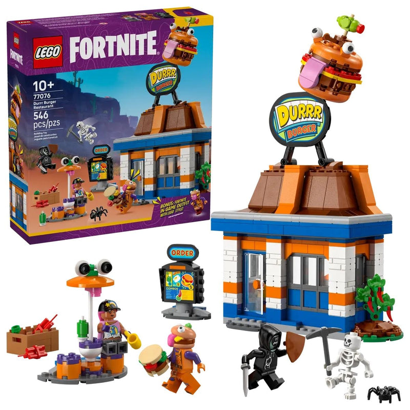 Fortnite Durrr Burger Restaurant - 77076, 546-pcs, Ages 10+ D7660