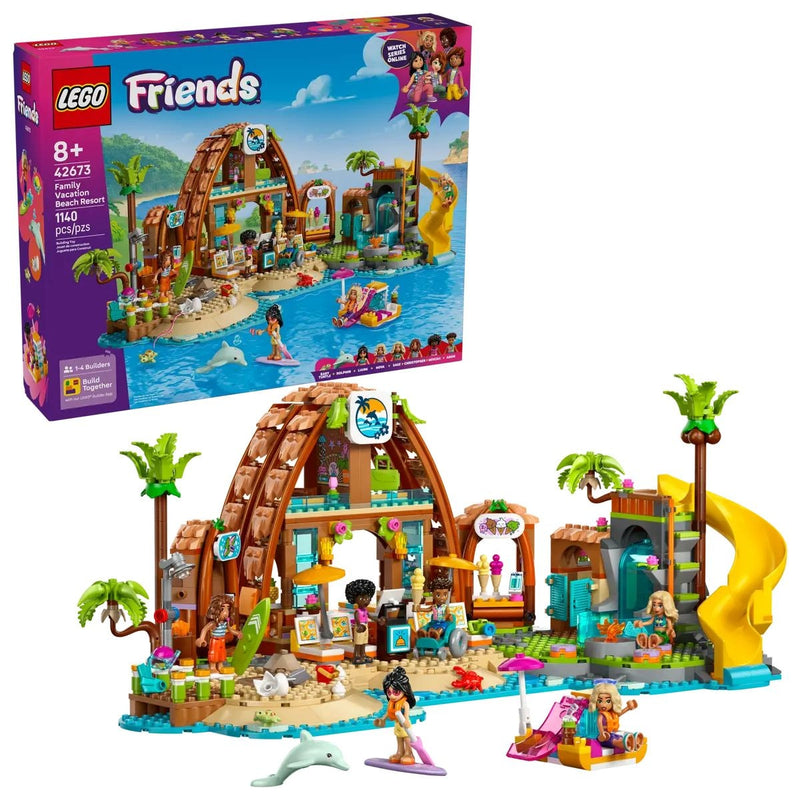 Friends 42673 Family Vacation Beach Resort for Ages 8+, 1140-pc W7983
