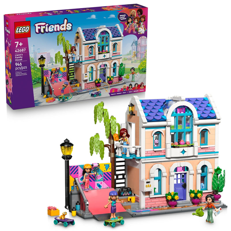 Friends Liann's Family House Building Set - 42687, 946-pcs, Ages 7+ M9839