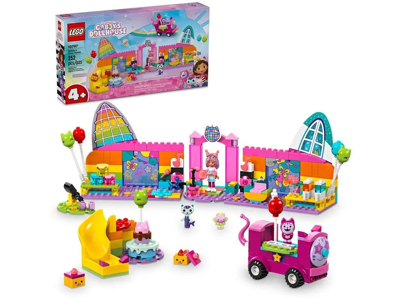 ’s Party Room Playset with Pink Car - 10797, 252-pcs, Ages 4+ R5772