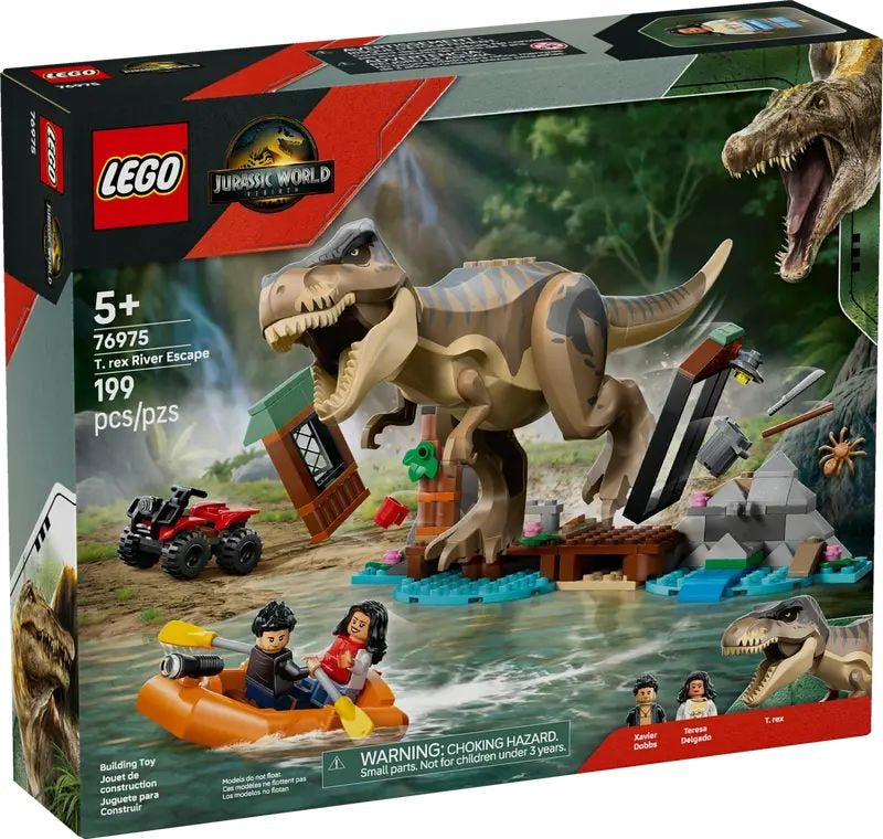 T.Rex River Escape - 76975, 199-pcs, Ages 5+ M3245