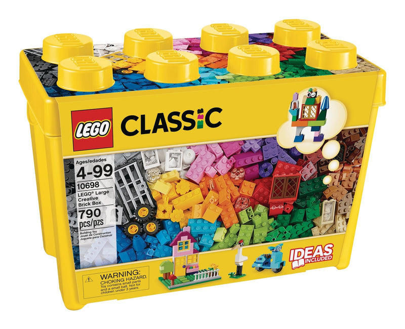 Large Classic Creative Brick Box Building Toy Kit - 790-pcs, Ages 4+ V2489