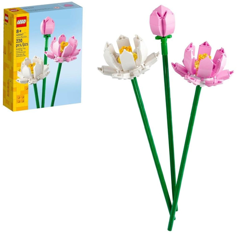 Lotus Flowers Building Set - 40647, 220-pcs, Ages 8+ P0875
