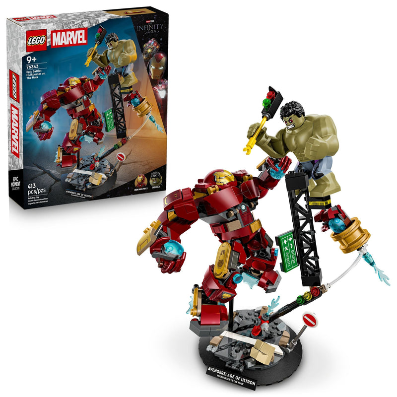 Marvel Epic Battle: Hulkbuster vs. The Hulk - 76343, 413-pcs, Ages 9+ N8273