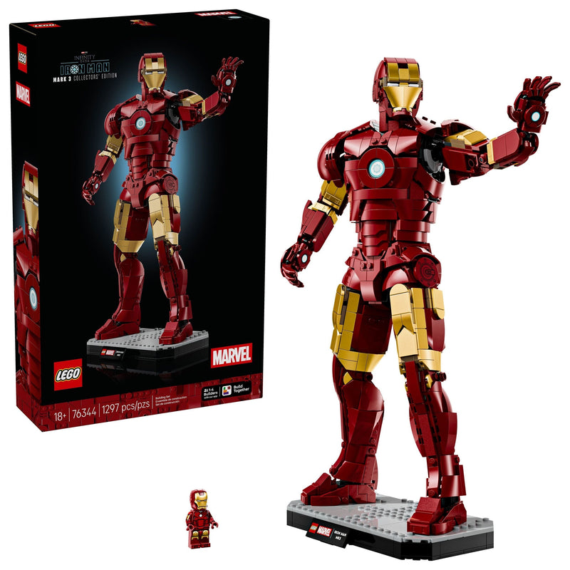 Marvel Iron Man Mark 3 Collectors’ Edition - 76344, 1297-pcs, Ages 18+ D4935