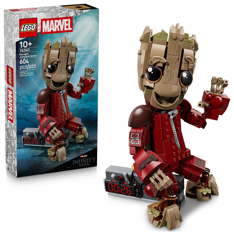 Marvel Ravager Jumpsuit Groot - 76341, 604-pcs, Ages 10+ S4944