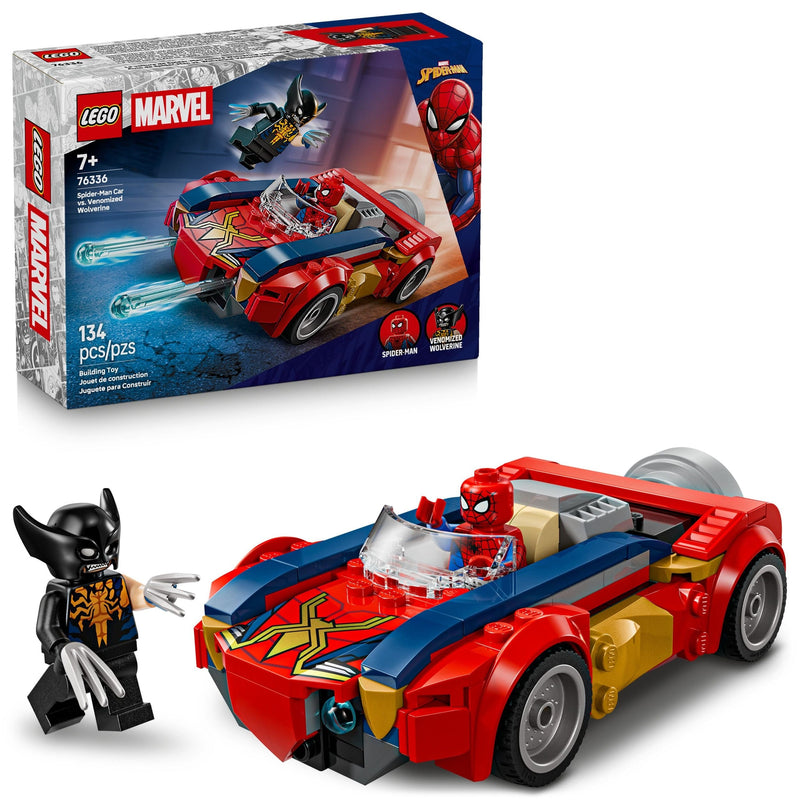 Marvel Car vs. Venomized Wolverine - 76336, 134-pcs, Ages 7+ S9264