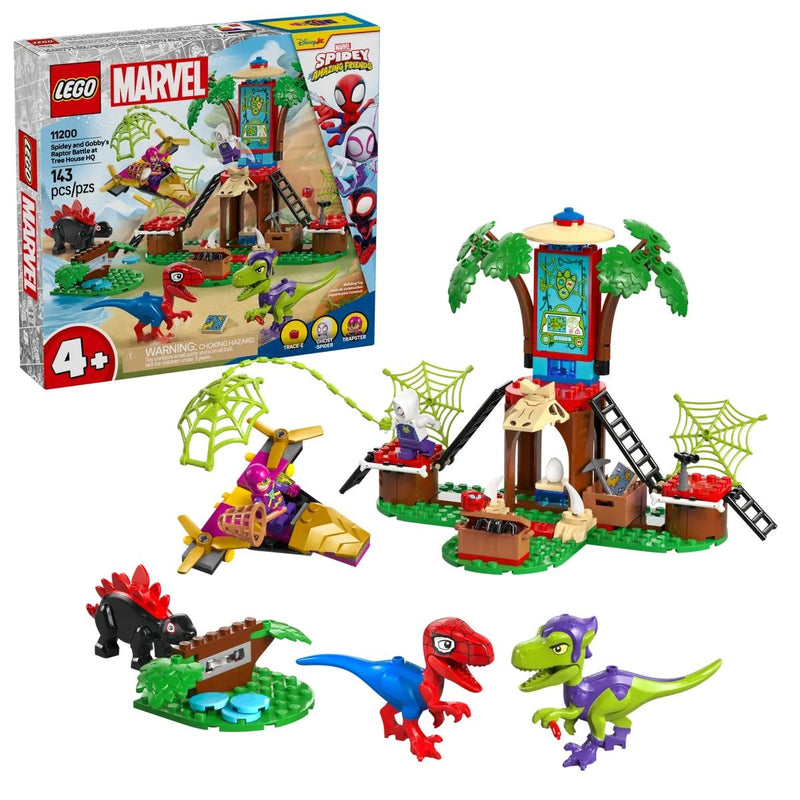 Marvel and Gobby's Raptor Battle at Tree House HQ - 11200, 143-pcs, Ages 4+ M1650