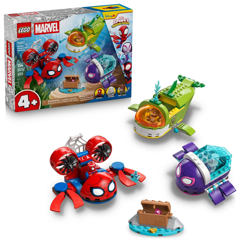 Marvel And His Amazing Friends: Underwater Vehicles - 11207, 154-pcs, Ages 4+ G2946