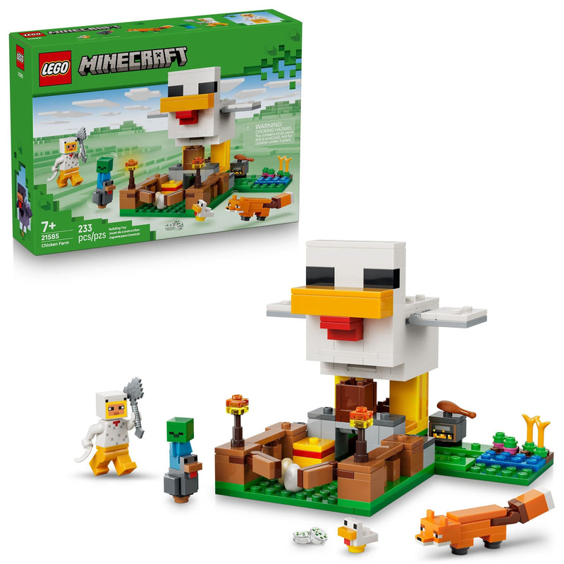 Chicken Farm Toy Building Set - 21585, 233-pcs, Ages 7+ K3633