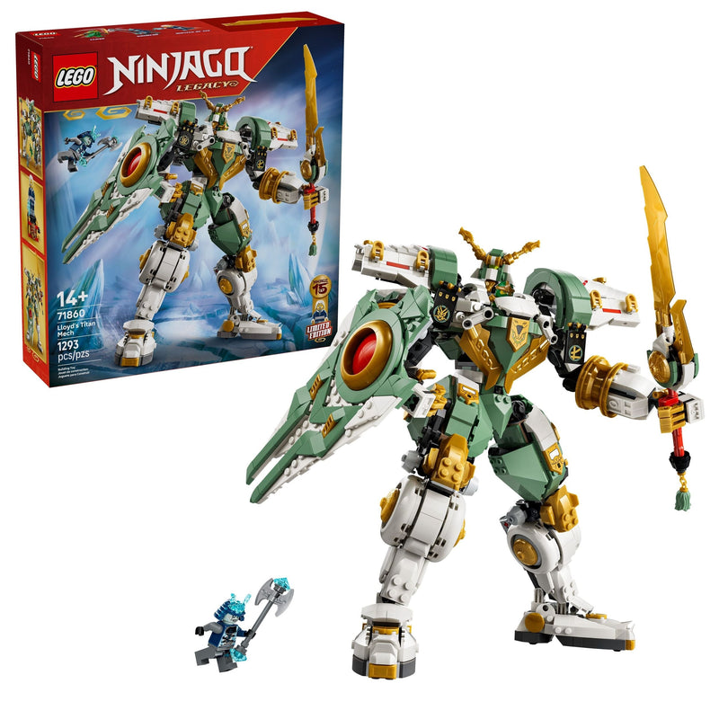 Lloyd’s Titan Mech 15th Anniversary Toy Building Set - 71860, 1293-pcs, Ages 14+ L2306