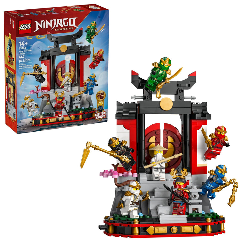 Ninja Character Display 15th Anniversary - 71866, 447-pcs, Ages 14+ K6568
