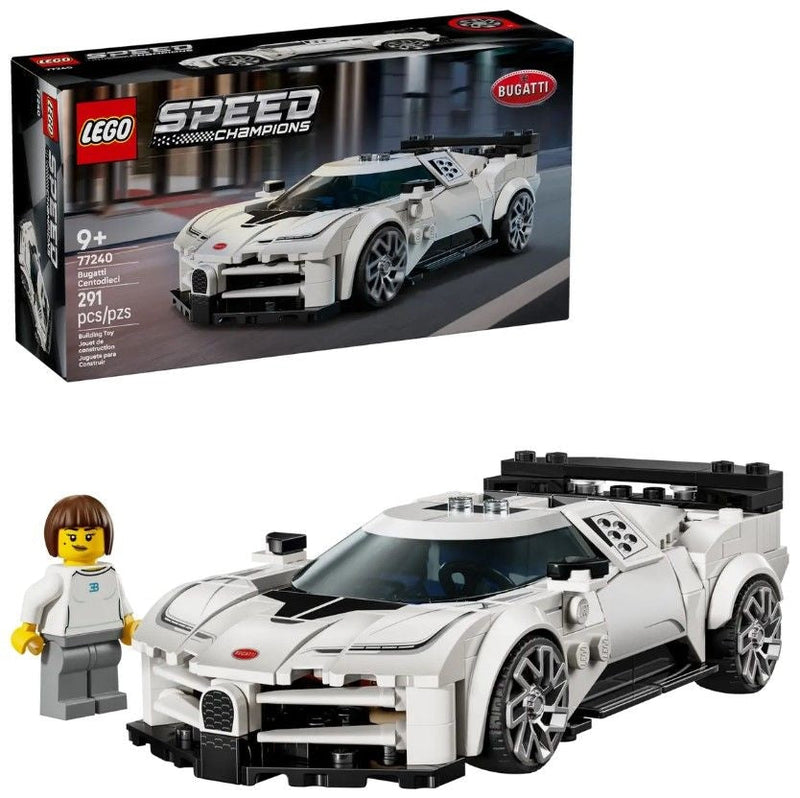 Speed Champions Bugatti Centodieci Hyper Sports Car - 77240, 291-pcs, Ages 9+ D1502