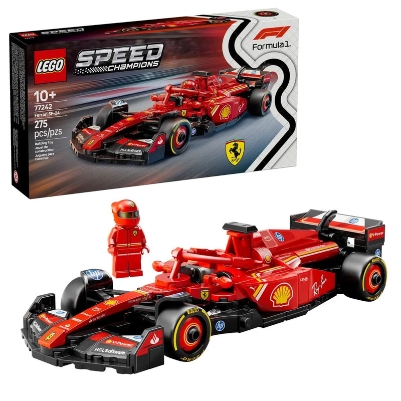 Speed Champions SF-24 F1 Race Car - 77242, 275-pcs, Ages 10+ D0177